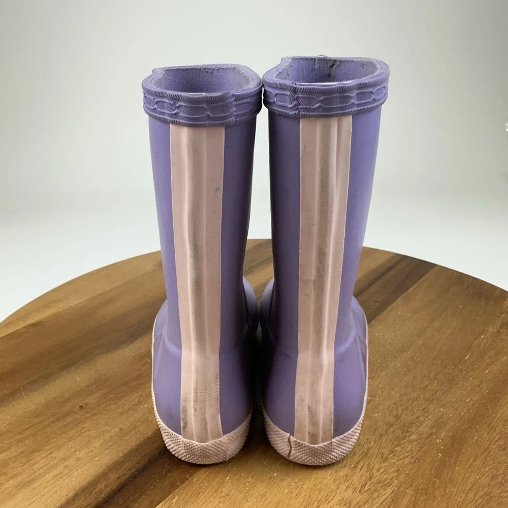 Little Kids Girls Hunter Classic Original Purple Pull On Rain Boots Size 10 C